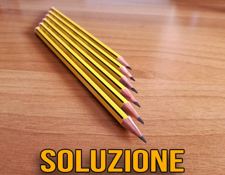 soluzione indovinello