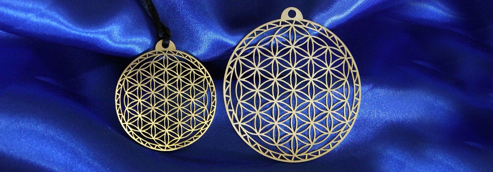 Flower of Life Brass Pendant